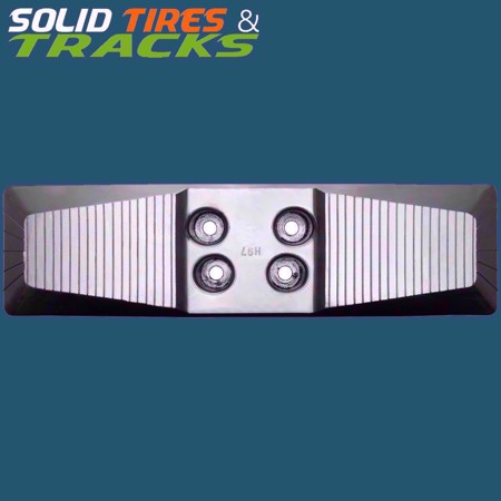 24" 600mm, 154mm pitch Chain-On Rubber Pad - Heavy Duty