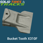 X310F Flare Style Bucket Tooth with Roll Pin